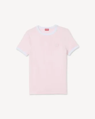 «Boke Flower 2.0» brodert ribbet T-skjorte