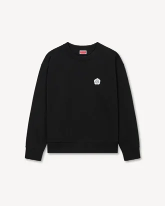 «Boke Flower 2.0» brodert sweatshirt i bomull