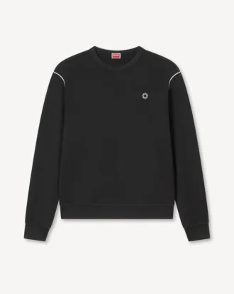 «Boke Flower 2.0» brodert sweatshirt i bomull