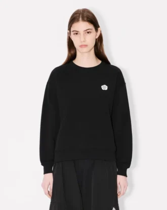 «Boke Flower 2.0» brodert sweatshirt i bomull