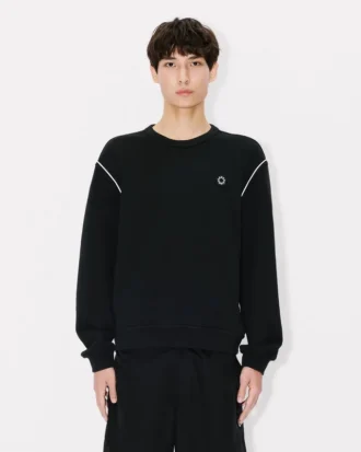«Boke Flower 2.0» brodert sweatshirt i bomull