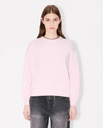 «Boke Flower 2.0» brodert sweatshirt i bomull