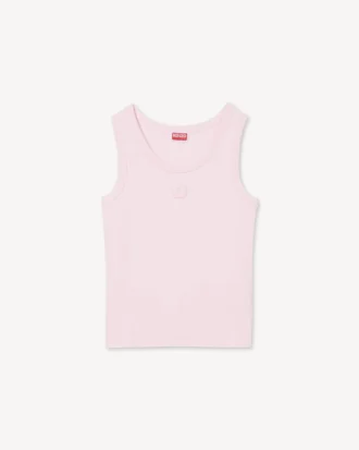 «Boke Flower 2.0» brodert tank-top i bomull