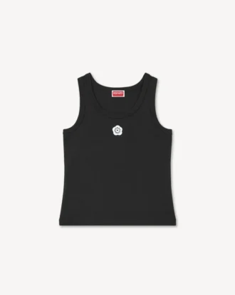 «Boke Flower 2.0» brodert tank-top i bomull