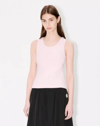 «Boke Flower 2.0» brodert tank-top i bomull