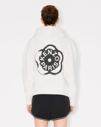 «Boke Flower 2.0» hettegenser i bomull
