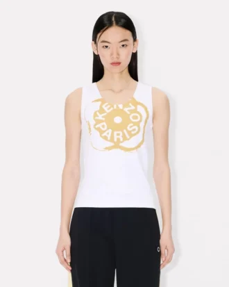 «Boke Flower 2.0» ribbet tank-top