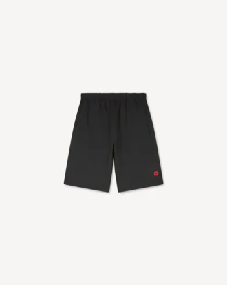 «Boke Flower»-broderte shorts i bomull