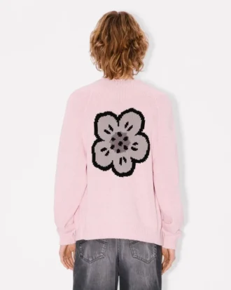 «Boke Flower»-cardigan i bomullsull