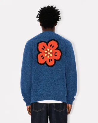 «Boke Flower»-cardigan i bomullsull