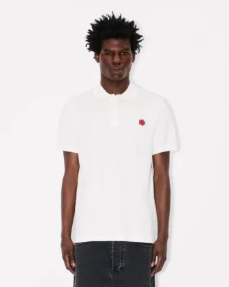 «Boke Flower» slim fit-polo i bomull
