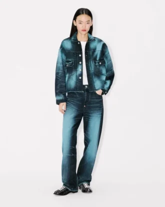 «Boke Flower»-truckerjakke i japansk denim