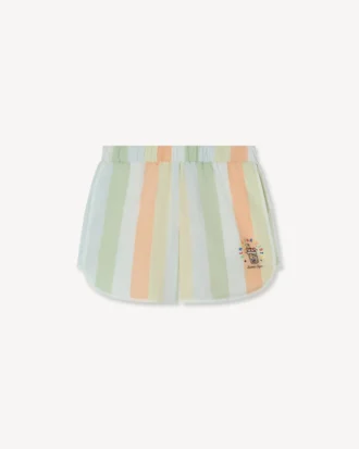 «Happy Sweet»-bermudashorts i bomullspoplin