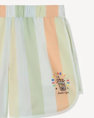 «Happy Sweet»-bermudashorts i bomullspoplin