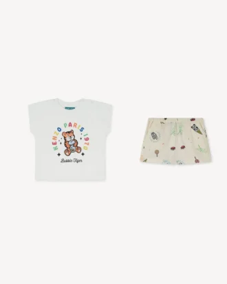 «Happy Sweet»-T-skjorte og shorts-sett