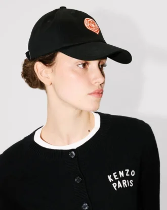 Kenzo Boke Heart’ brodert cap i bomull