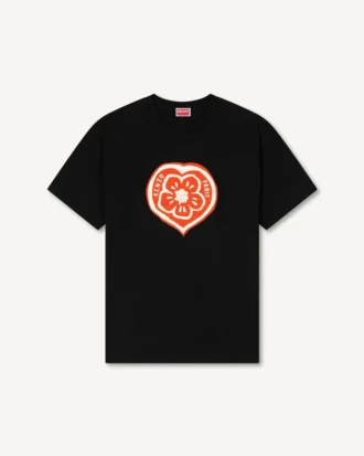 «Kenzo Boke Heart» løs T-skjorte i bomull