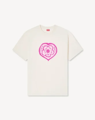 «Kenzo Boke Heart» løs T-skjorte i bomull