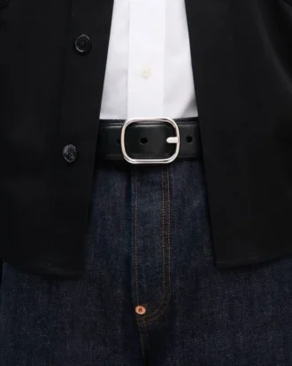 Kenzo Buckle’ belte i skinn