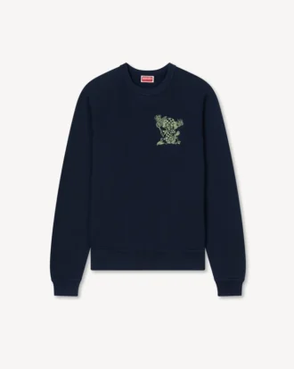 «Kenzo Cartoon»-brodert sweatshirt i bomull