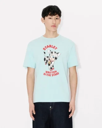 Kenzo Cartoon’ kjønnsnøytral, slim fit T-skjorte i bomull