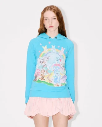 «Kenzo Cartoon» skinny hettegenser i bomull