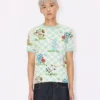 Kenzo Cartoon’ Slim T-skjorte i bomull