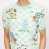 Kenzo Cartoon’ Slim T-skjorte i bomull