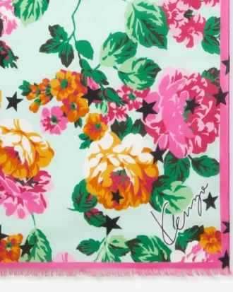 «Kenzo Floral» lett sjal i bomull