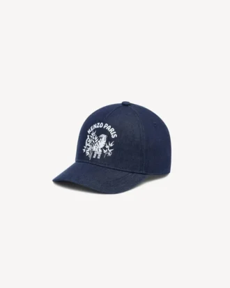 «Kenzo Garden»-cap i denim