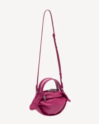 «Kenzo Kumo» mini-crossbody-veske i skinn