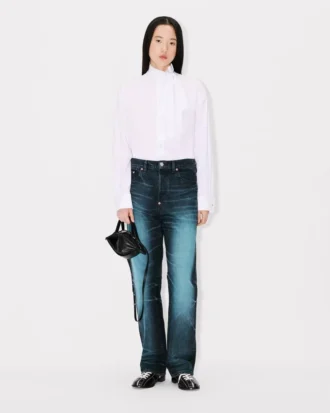 «Kenzo Kumo» mini-crossbody-veske i skinn
