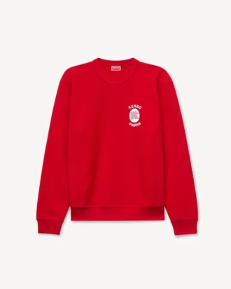 «Kenzo Paris Emblem»-brodert genser i bomull