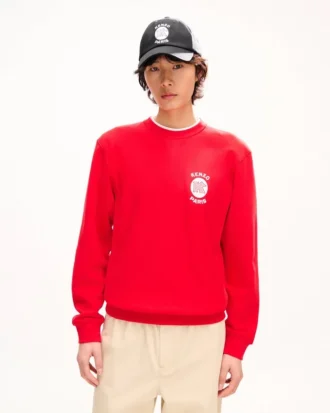 «Kenzo Paris Emblem»-brodert genser i bomull
