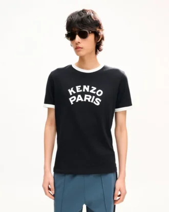 Kenzo Paris Emblem’ Slim T-skjorte i bomull