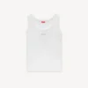 «Kenzo Signature»-brodert tank-top i bomull
