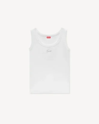 kenzo signature brodert tank top i bomull 1 1 330x413 - &laquo;Kenzo Signature&raquo;-brodert tank-top i bomull