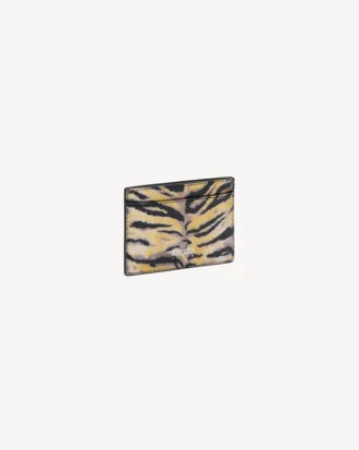 «Kenzo Tiger»-kortholder i skinn