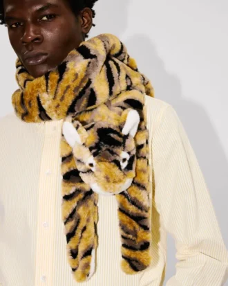 «Kenzo Tiger»-skjerf i fuskepels