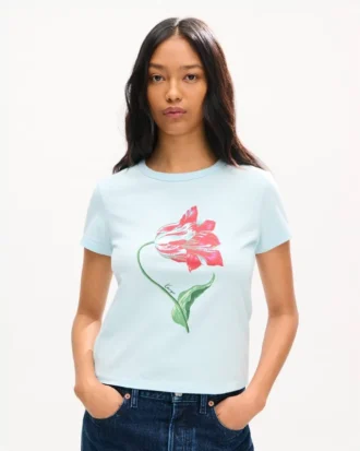«Kenzo Tulip» T-skjorte i bomull