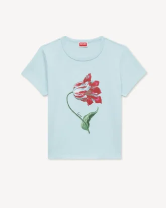 «Kenzo Tulip» T-skjorte i bomull