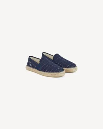 «Kenzo Weave» espadriller i denim
