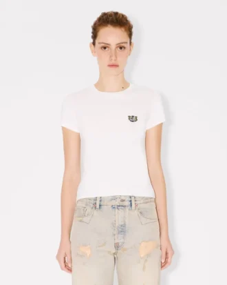 «Kenzo Wild Tiger»-brodert T-skjorte i bomull