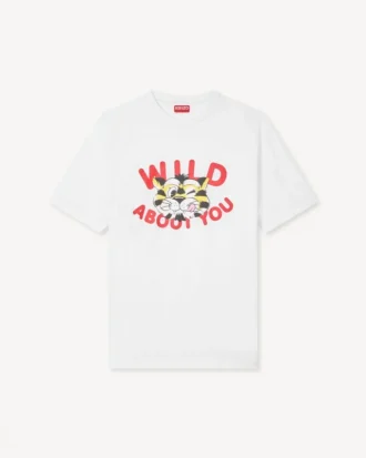 «Kenzo Wild Tiger» T-skjorte i bomull