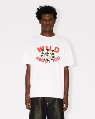 «Kenzo Wild Tiger» T-skjorte i bomull