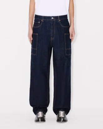 Kenzo Winter Holidays’ Cargo Monkey Fit-jeans i japansk denim