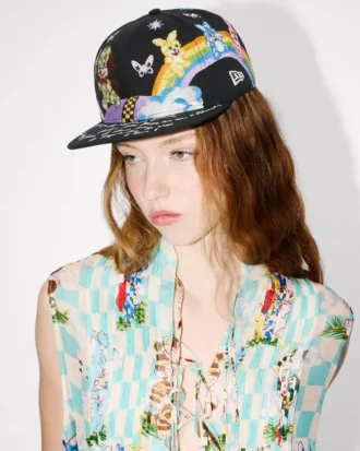 «Kenzo X New Era»-caps med broderi
